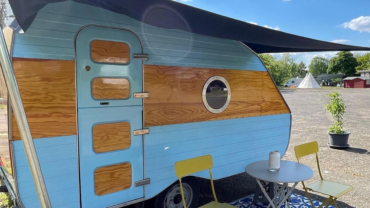 ホテル Cabrio-Wohnwagen ブランデンブルク エクステリア 写真